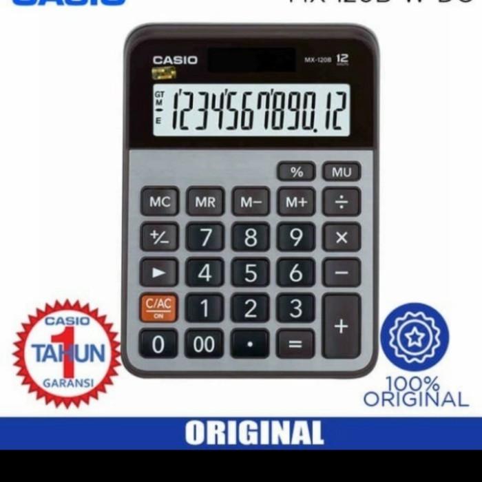 

Ready Calculator casio MX120B