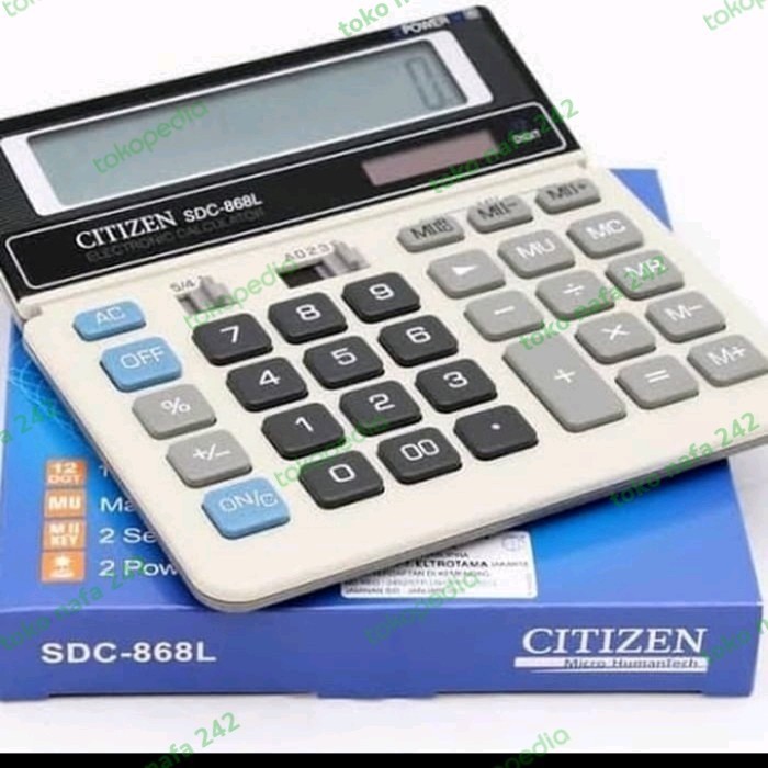 

Ready Kalkulator 12digit Citizen SDC-868L