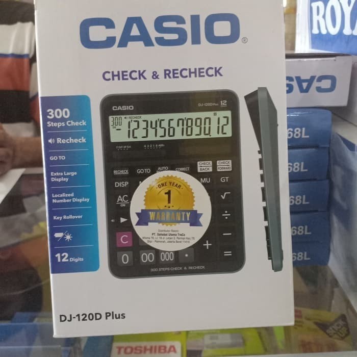 

Ready Kalkulator Casio DJ-120D plus