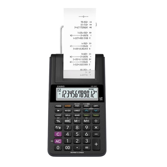 

Ready Casio Calculator HR 8 RC