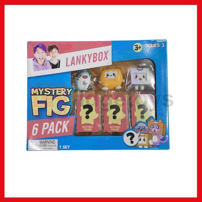 Lankybox Mystery Figure 6 Pack For The Biggest Lankybox Fans