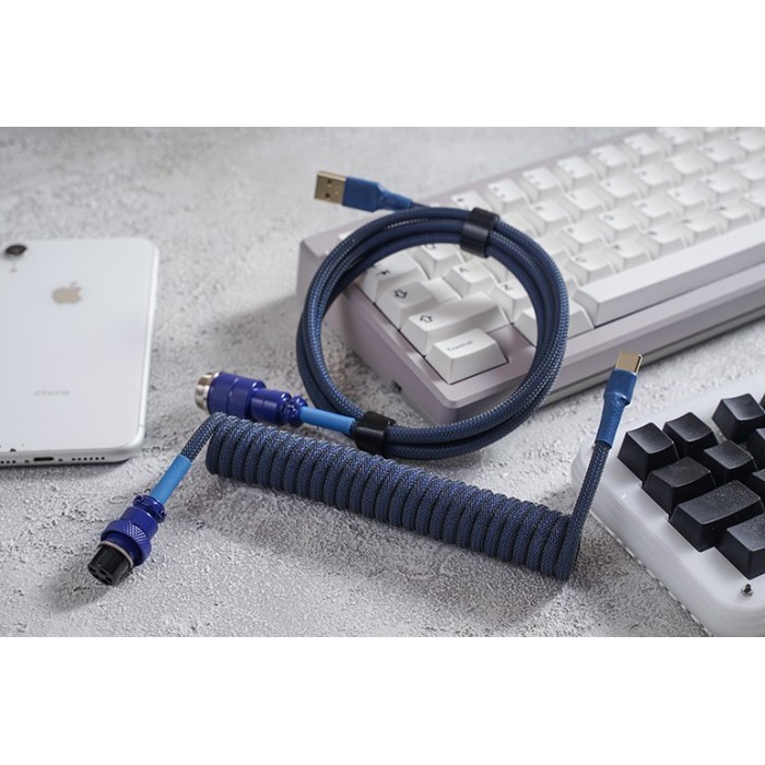 Coiled Cable Mechanical Keyboard By Galatix