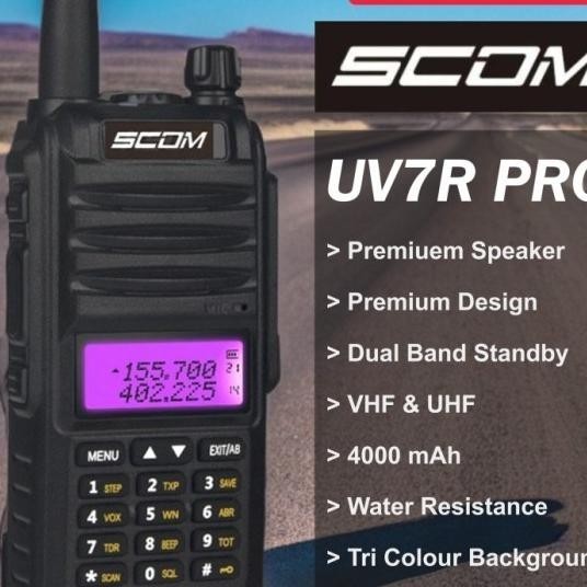 Ht Scom Uv7R Pro Dual Band Walkie Talkie Ht Handy Talky