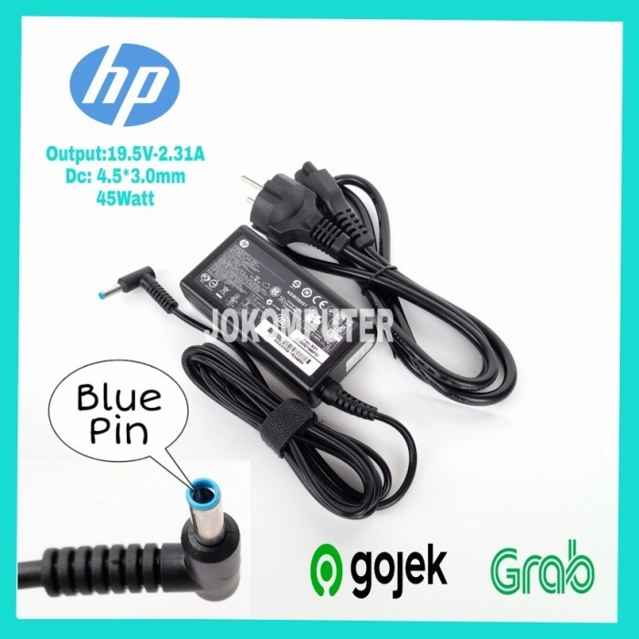 Charger Adaptor Original Laptop HP 14s-dk1123au 14s-dk0158au 14-dk0xxx