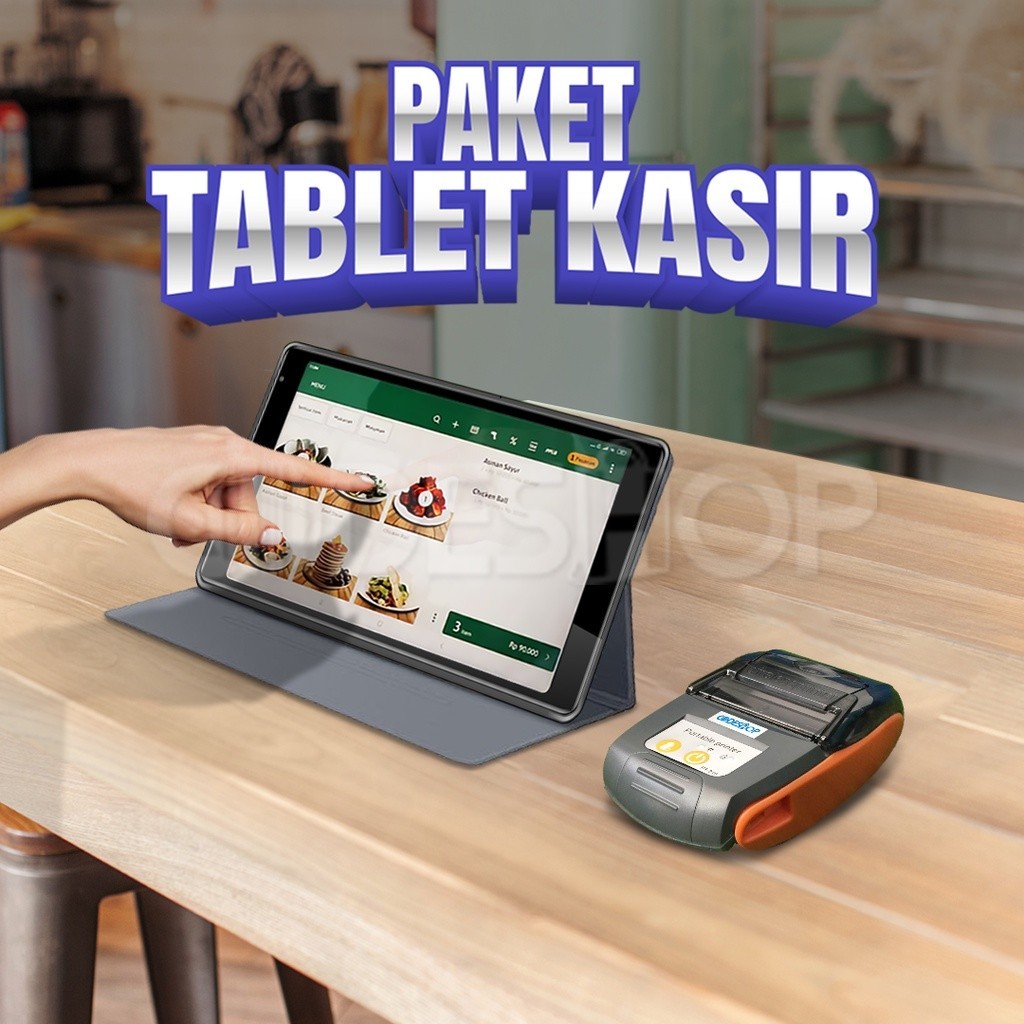 Full Set Printer Kasir + Tablet Siap Pakai CMT58 + TAB Android