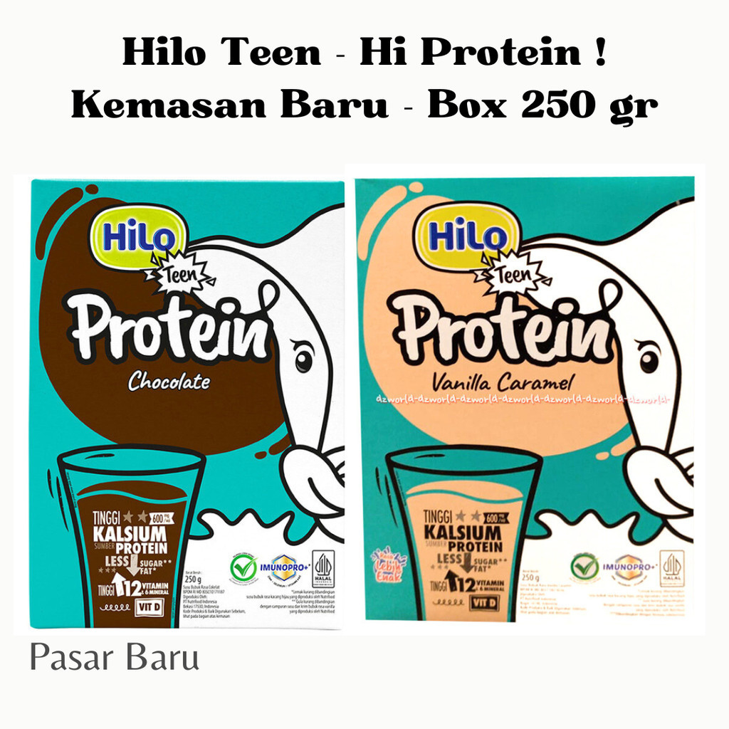 

Susu Hilo Teen - Tinggi Protein - Box 250 gr - Untuk Usia 12 Sampai 18 Tahun - Jaga Kesehatan Tulang