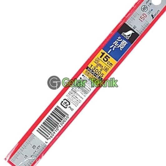 

Ggaris Besi Shinwa 13005 Straight Scale Sier 150Mm