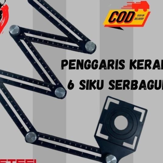 

Ggaris 6 Siku Tile Locator Wall - Alat Bantu Pasang Perata Kerak