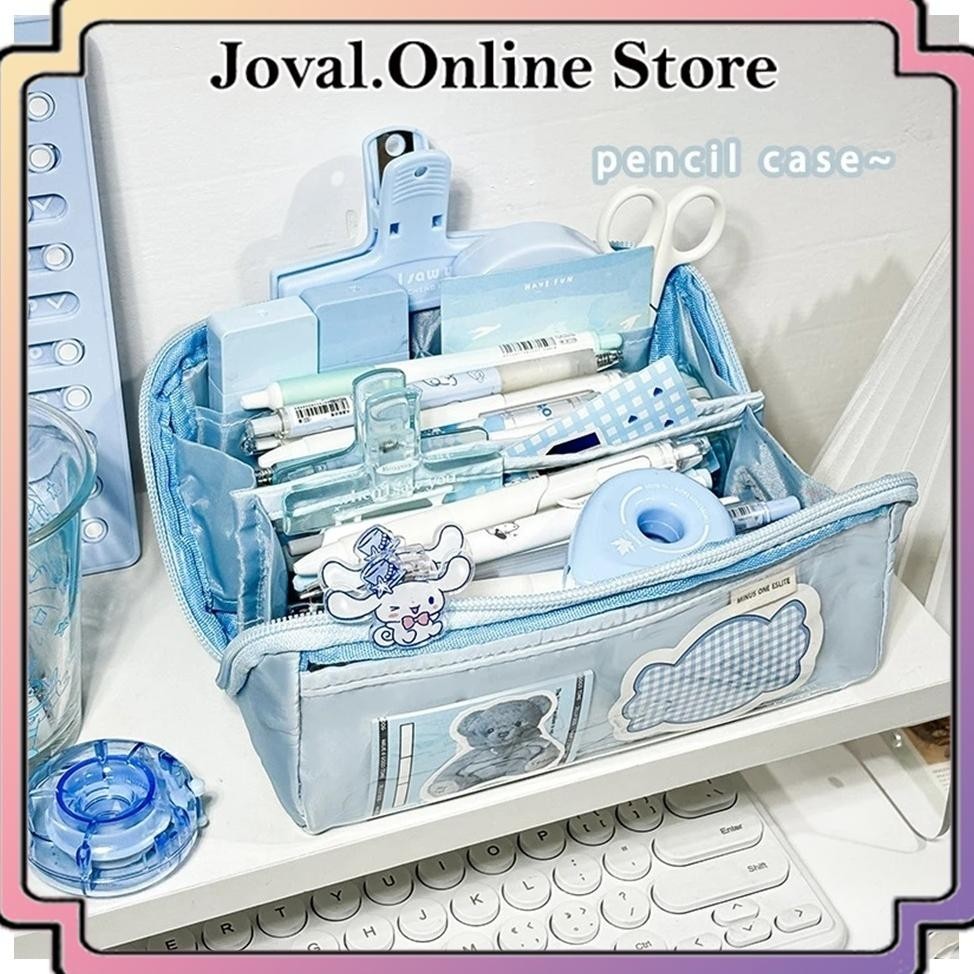 

sa-324 TEMPAT PENSIL KOREA MULTI SEKAT UKURAN JUMBO Premium
