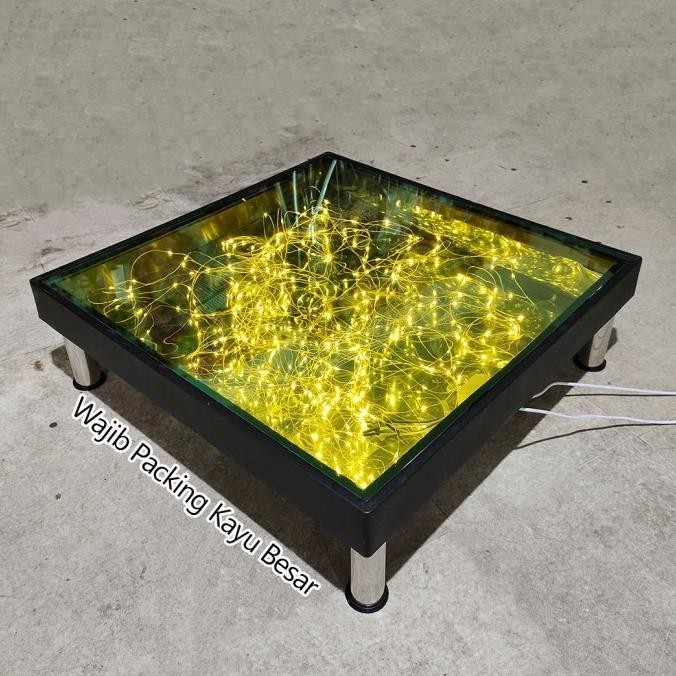 1 Set Lampu Kaca Panggung Akrilik Lantai Kaca Tempered Glass