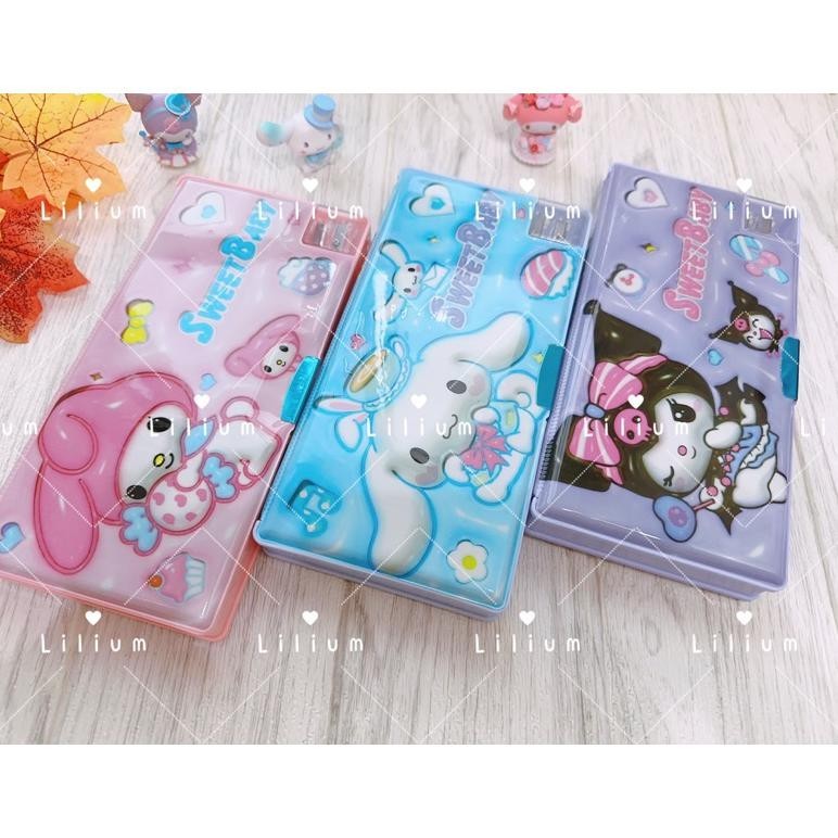 

KOE-1116 Kotak pensil magnet sanrio atk013 kuromi cinnamoroll melody Berkualitas