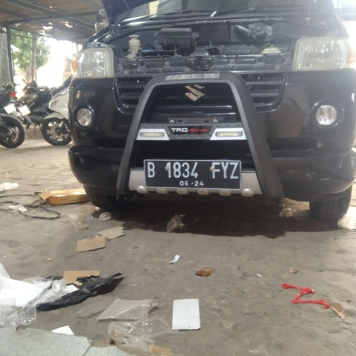 Tanduk Bumper Guard Depan Mobil Suzuki Apv/Apv Arena