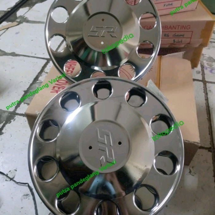 Dop Roda Mobil Truk Ring 16 Depan Belakang Merek Sr Model Bulat
