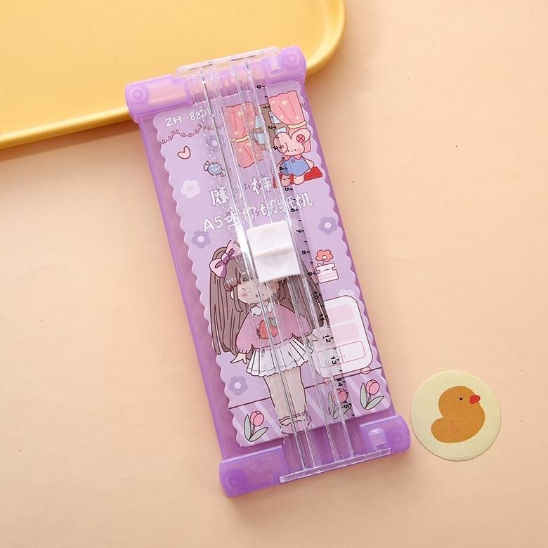 

QV21 Paper Cutter Cute Student Convenient A5 Paper Cutter Terlaris