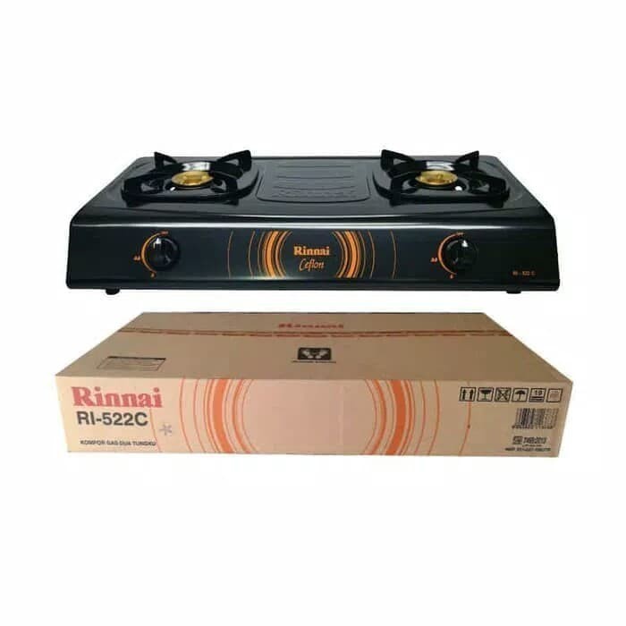 Kompor Gas Rinai Kompor 2 Tungku Ceflon Ekonomis