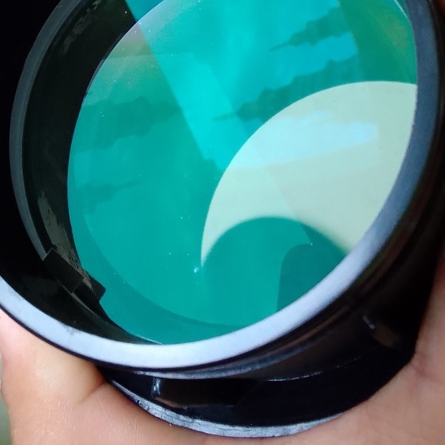 Lensa Objektif Green Coating D70/F500 Bahan Teleskop Teropong Bintang