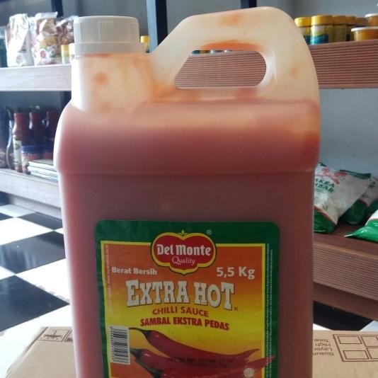

Saos Sambal Delmonte Extra Hot 5,5 Kg Jerigen
