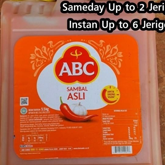 

Sambal Abc 5.5Kg / 6Kg Derigen Horeka Gojek