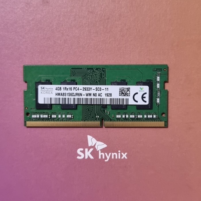 HMA851S6DJR6N-WM SK hynix 4GB DDR4 2933Mhz SODIMM
