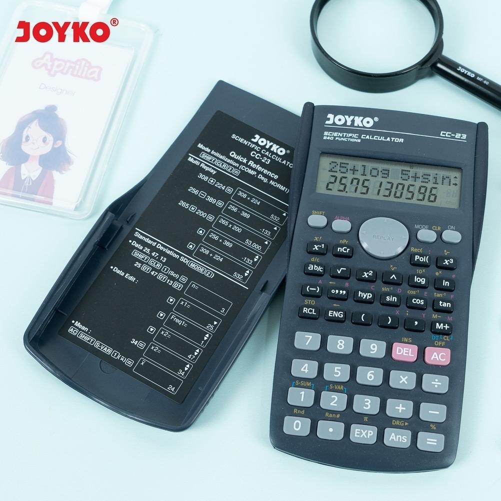 

Sale Calculator Kalkulator Joyko CC-23 Scientific 240 Functions Premium