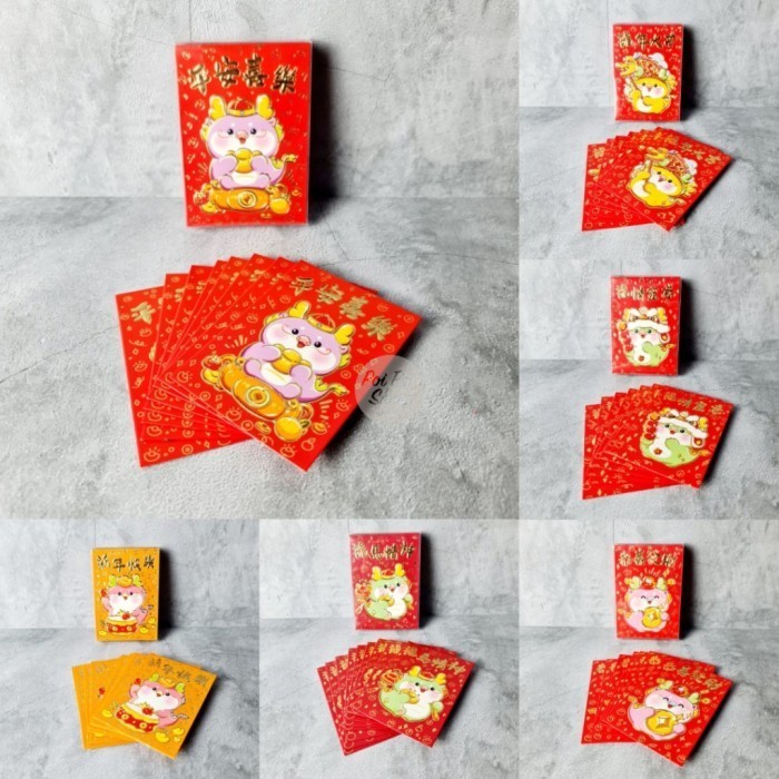 

$$$$] Angpao Imlek Naga 2024 Isi 22 Lembar 3D Premium Pendek XYN 3D Grosir