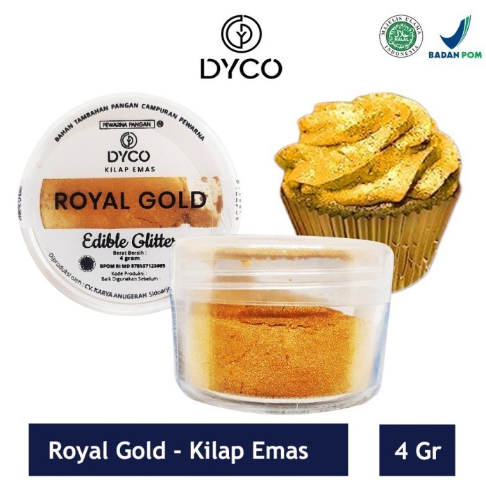 

Terlaris BPOM HALAL Pewarna Makanan Minuman Kue Bubuk DYCO Edible Glitter Murni SALE