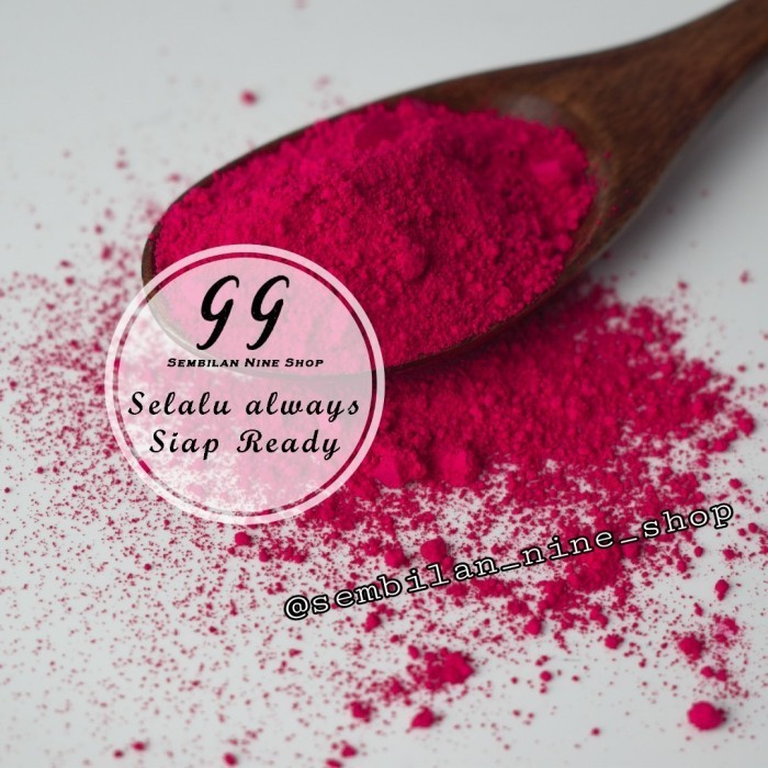 

Terlaris BUBUK Pewarna Makanan OIL BASED HOT PINK 20 g Eurolake Erythrosine MD SALE