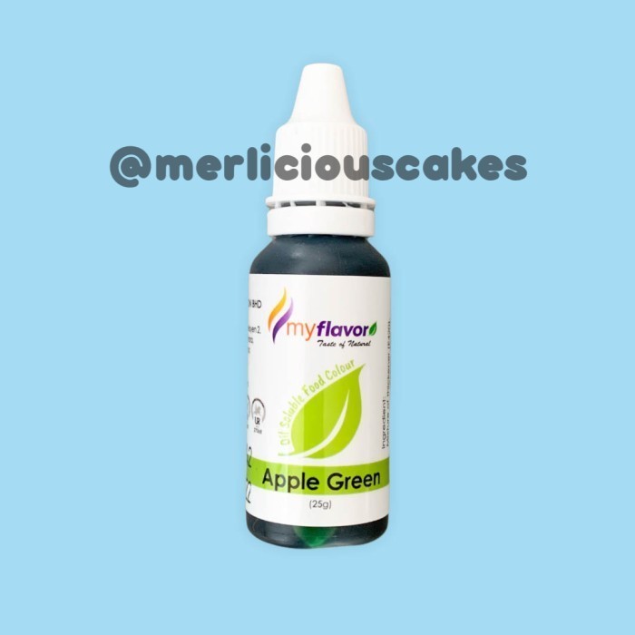 

Terlaris Apple Green Oil My Flavor Food Colour Pewarna Makanan Buttercream SALE