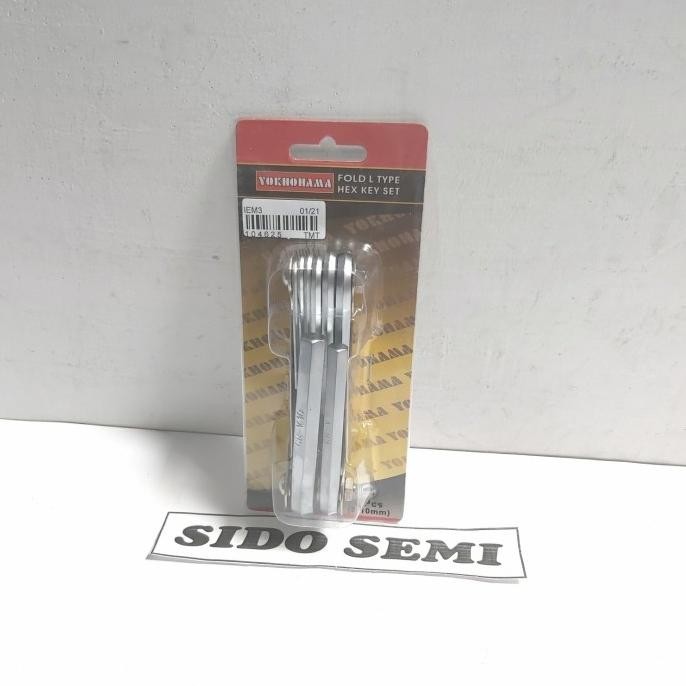 :>:>:>:>] Kunci L Set Lipat 8pcs 2-10mm Yokhohama
