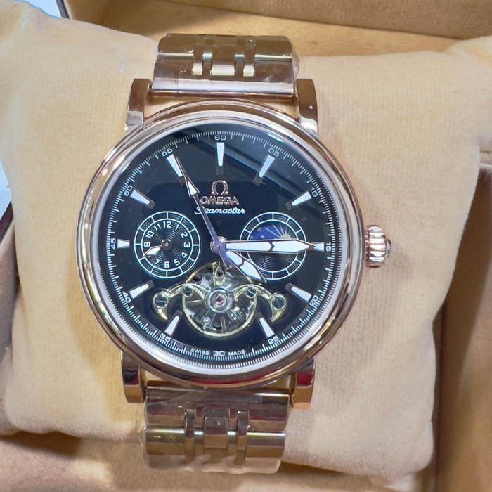 Terbaru jam tangan tanpa baterai transparan automatic chrono aktif