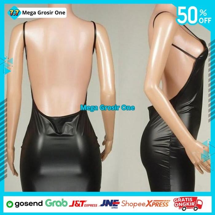 LINGEIRE SEKSI KULIT BACKLESS MINI DRESS CLUBBING MODEL EROPA AMERIKA TERMURAH