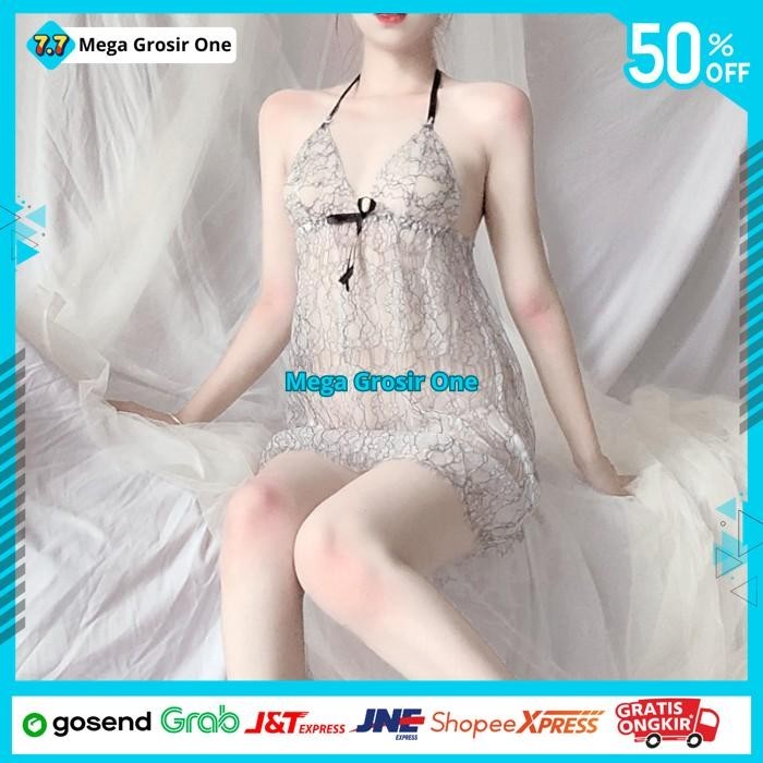 LINGERIE BAJU MALAM SEXY SEXY MODEL BABYDOLL TRANSPARANT SEXY TALI LEHER KUALITAS TERBAIK