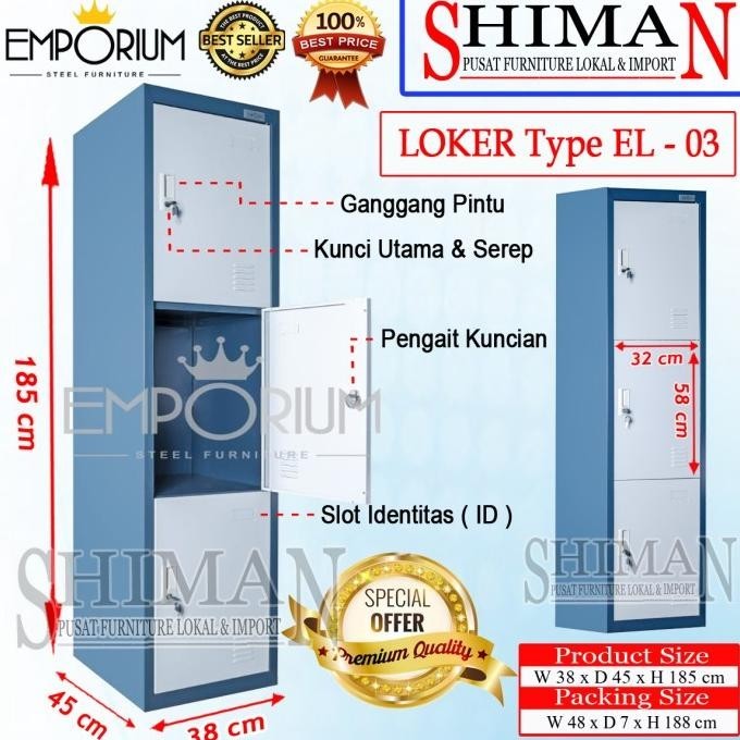 

Lemari Loker Besi Emporium