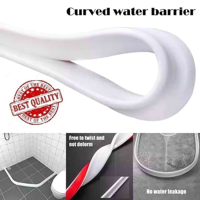 NEW SERIES FANTASY PENYEKAT STRIP PEMBATAS AIR KAMAR MANDI SILIKON ANTI BANJIR ORIGINAL QUALITY
