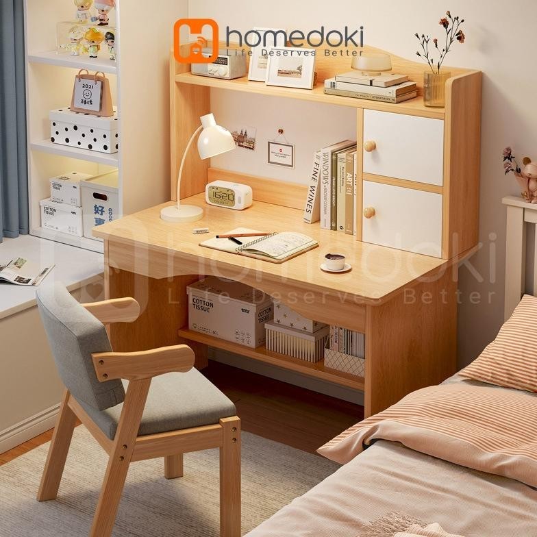 Meja Belajar/Meja Belajar Anak/Meja Belajar Minimalis/Meja Belajar Aesthetic/Meja Rias Putih