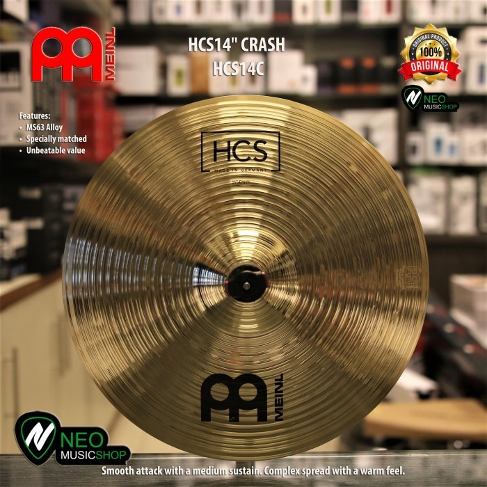 Ban Meinl Cymbal Hcs14C Meinl Cymbal Crash 14"