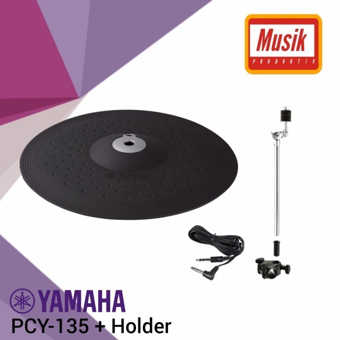 Ban Cymbal Yamaha Drum Elektrik Pcy135 / Pcy 135 / Pcy-135 Plus Stand