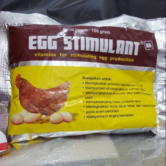 EGG STIMULANT 100gr vitamin unggas ayam bebek merpati pos breeding vitamin telur