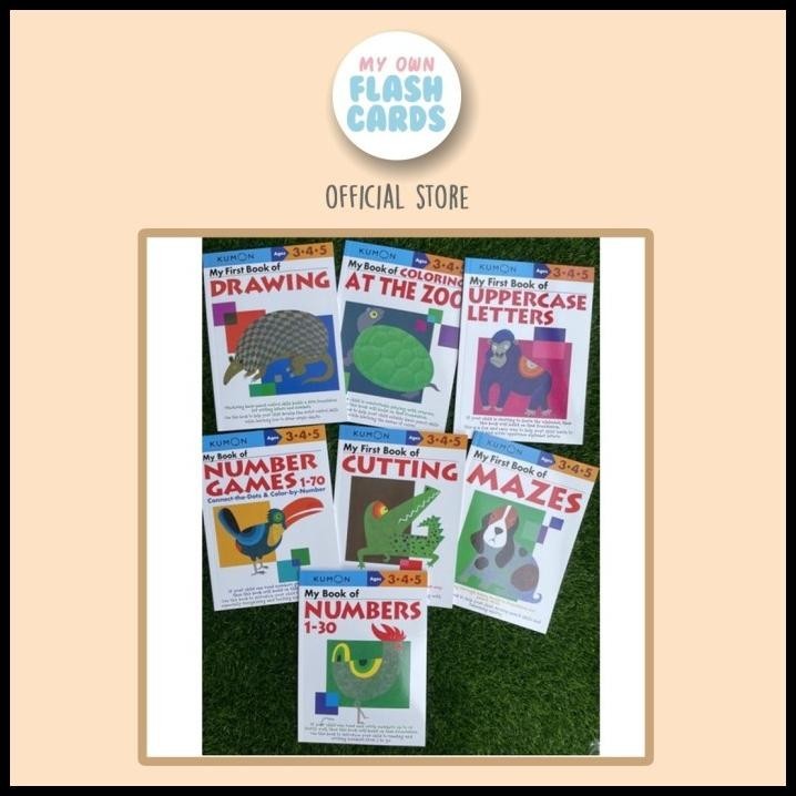

Kumon Set Of 7 My First Book Ages 3 4 5 Imported Activity Children