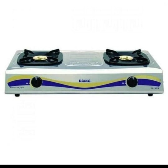 KOMPOR GAS RINAI 2 TUNGKU STAINLESS STELL RI-522E