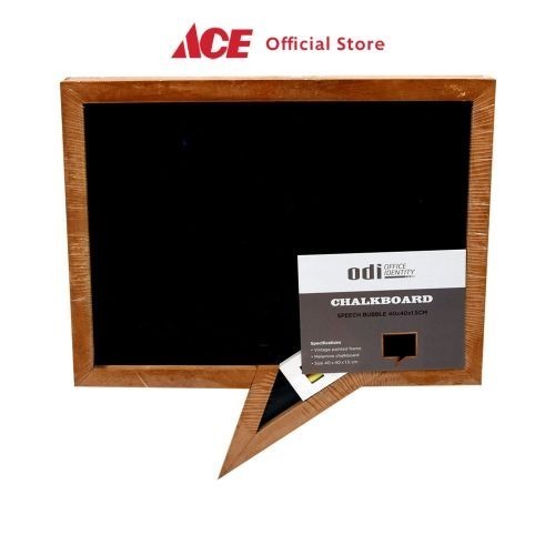

Sale Ace - Papan Tulis Speech Bubble 40X40X1.5 Cm - Hitam