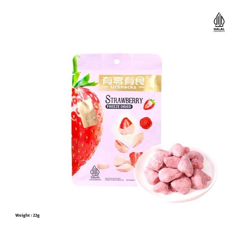 

[Halal] Ursnack Freeze Dried Strawberry / Snack Keripik Buah Stroberi