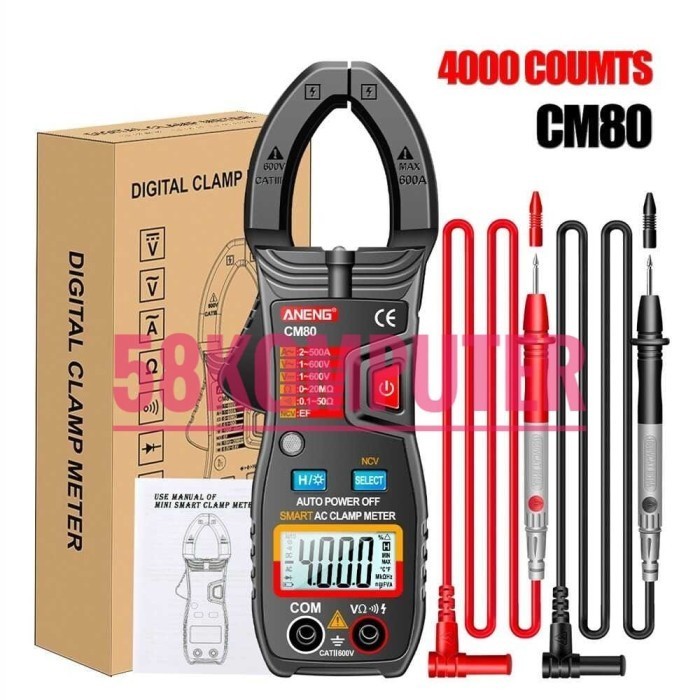 Aneng St184 Digital Clamp Multimeter Tang Ampere Voltage Tester Clamp - Aneng St181