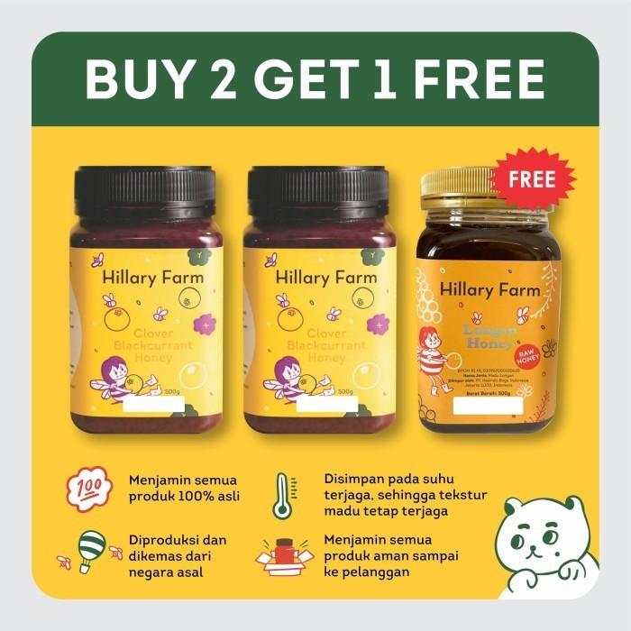 

Clover Blackcurrant Honey + Clover Blackcurrant Honey Free Madu