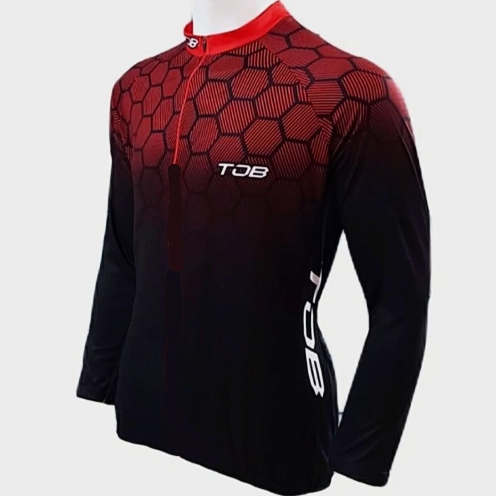 Baju Sepeda Lengan Panjang Cowok Cewek Kaos Balap Roadbike Jersey Terbaru