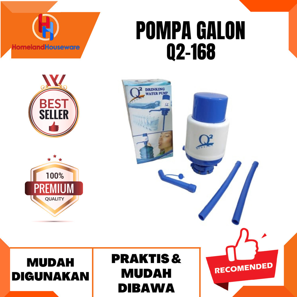 WATER PUMP Q2-168/JUAL POMPA GALON Q2-168/POMPA GALON PLASTIK MURAH/POMPA AIR GALON Q2-168