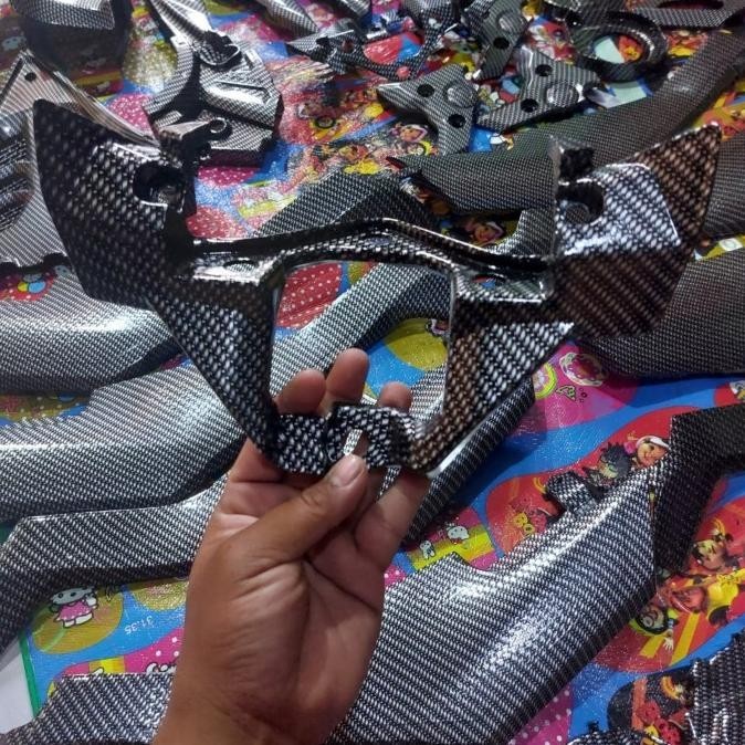 karbon COVER DUDUKAN TATAKAN SPIDOMETER SATRIA FU 150 F1 INJEKSI KARBON