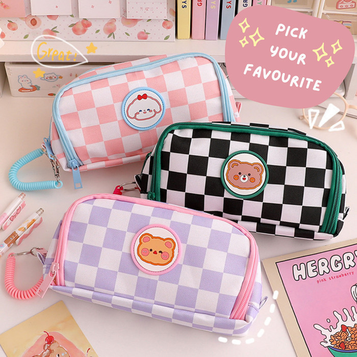 

Terbaru Mismi Azumi Pencil Case Kotak Pensil Sekolah Kapasitas Besar Dual Slot Promo Terlaris