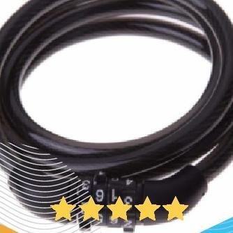 Rantai Gembok Sepeda Motor Numerik Kode Angka