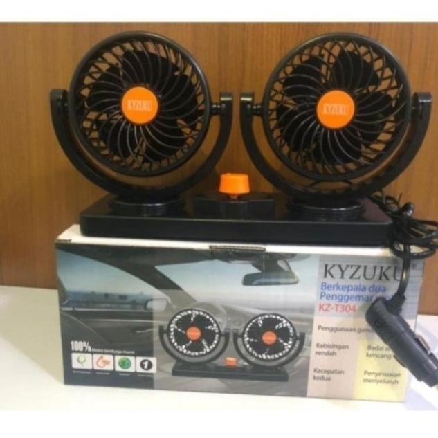 Buruan serbu] KYZUKU T-304 Kipas Angin Mobil Double Headed Fan / Kipas Angin
